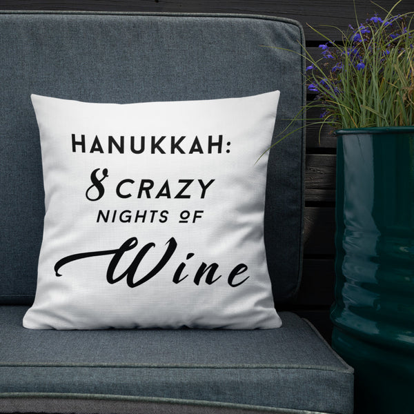 Santa Prefers Wine & Cheese - 18 x 18 inch Pillow – Livet Products