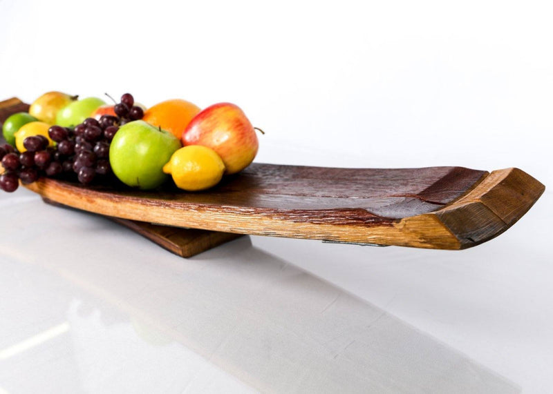Wine Barrel Stave Serving Tray