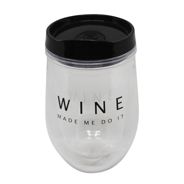 Wine Made Me Do It - Insulated Wine Tumbler – Livet Products