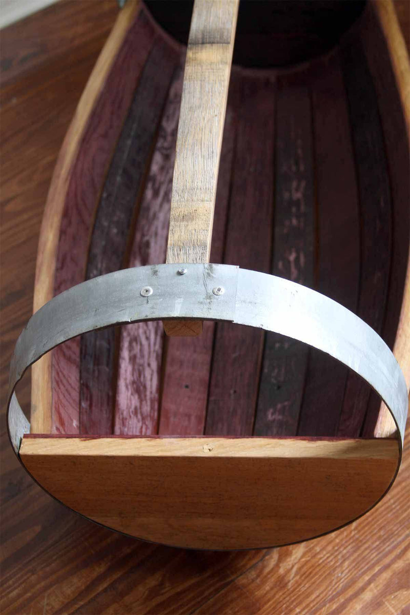 Wine Barrel Cradle Basket