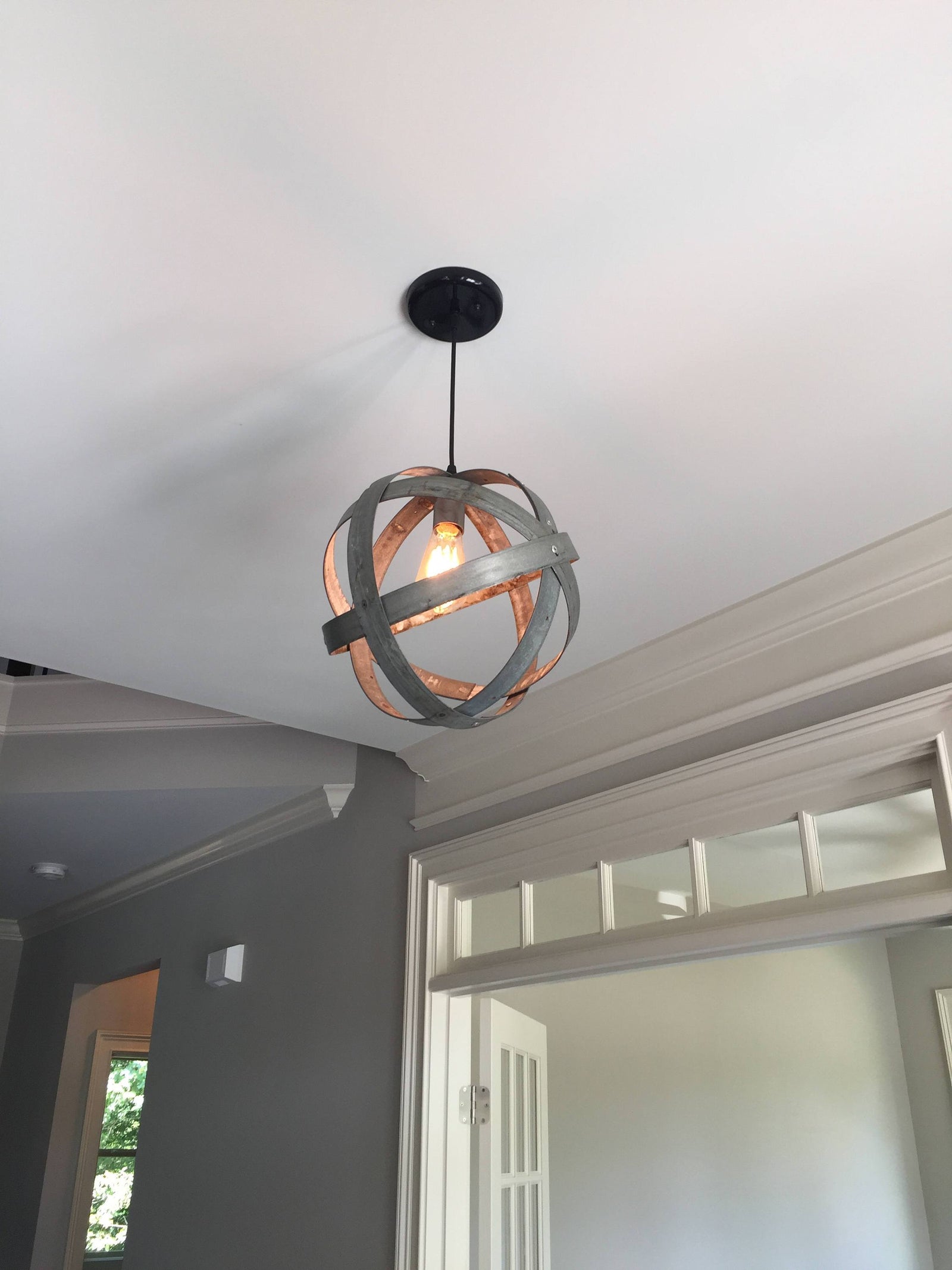 Wine Barrel Ring Pendant Light – Livet Products Wine Barrel Ring Pendant Light – Livet Products