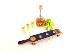 Wine Barrel Tequila Serving Tray