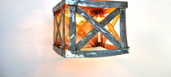 Gaslamp Wine Barrel Ceiling Light