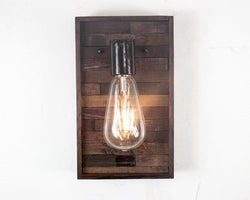 Unumus - Wine Tank Wood Wall Sconce