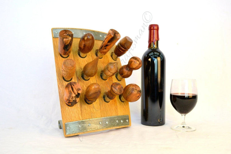 Vintner's Dozen 2 - Wine Bottle Stopper Display